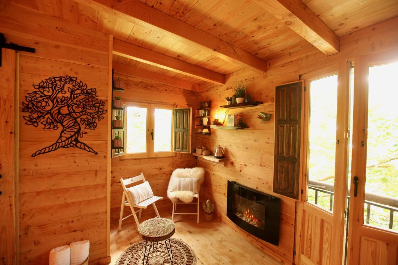 Гостевой дом Naturetreehouse Casa Sobre Los Arboles Бланес Экстерьер фото
